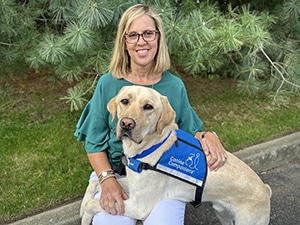 Canine Companions facility team Kate and Oric