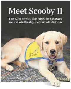 Canine Companions future service dog Scooby
